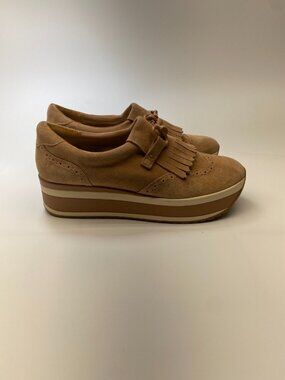 Dolce Vita Women Jhax Toffee Suede Platform Loafer Sneaker Sz 9.5